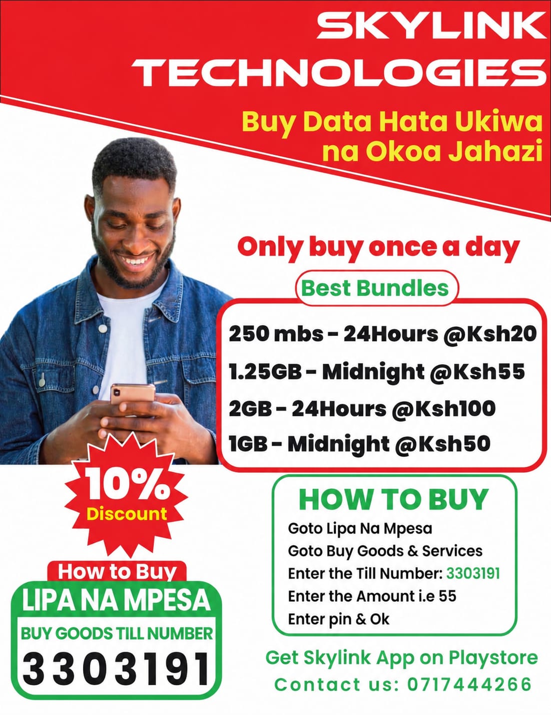 BUY ONCE A DAY